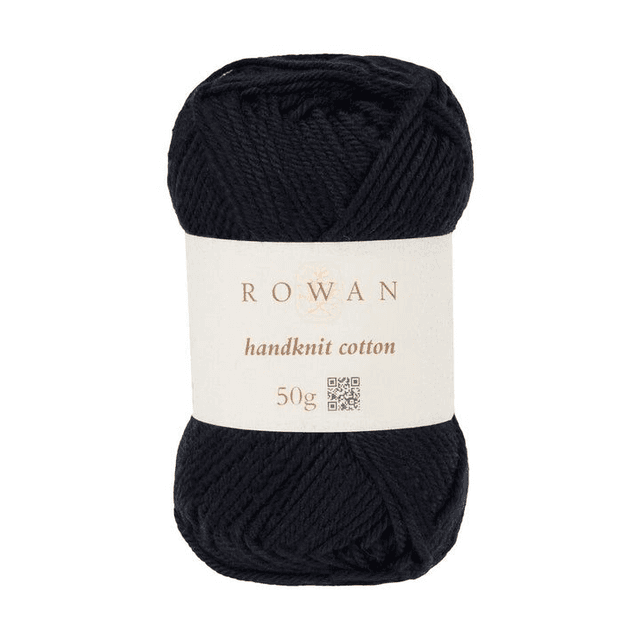 Rowan Hand Knit Cotton Black (252) 50g/85m